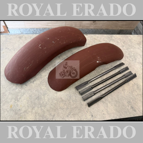 Royal enfield front and rear short mudguard for classic electra standard for Harley Davidson style bobber look