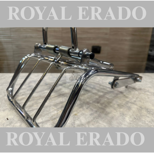 Royal Enfield rear seat luggage carrier for old model vintage g2 1962 old model bullet 350 cast iron engine ci engine cast iron engine ci engine standard electra.