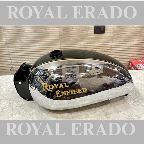 Royal enfield vintage g2 1962 old model bullet 350 classic electra standard thunderbird tank Machimo design black chrome for ci engine & uce efi engine