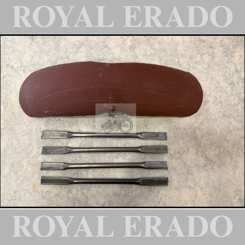 Royal enfield front short mudguard with stays for classic electra standard for Harley Davidson style bobber look