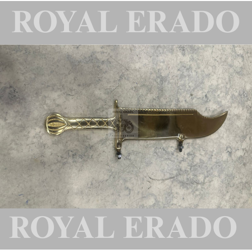 Royal enfield brass front mudguard, kirpan knife, Khanjar sward for reborn classic electra and standard battalion vintage g2 1962 old model bullet 350 cast iron engine, CI engine