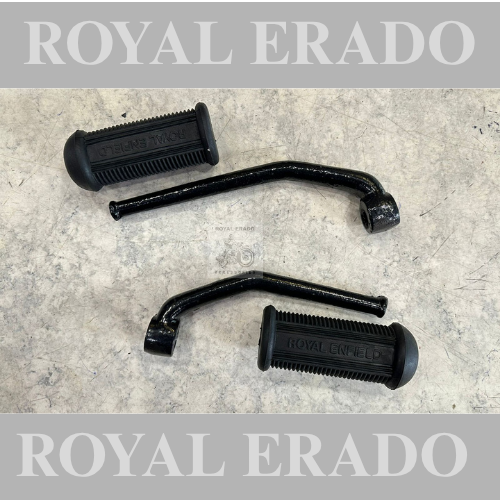 Royal enfield front footrest kills with footrest rubber for vintage g2 1962 old model bullet 350 standard