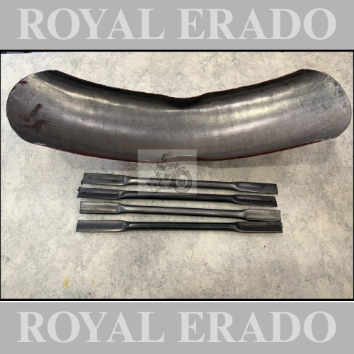 Royal enfield front short mudguard with stays for classic electra standard for Harley Davidson style bobber look