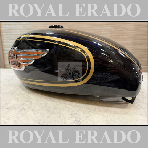 Royal enfield battalion standard design tank for old model classic electra standard before 2012 model with golden linning for vintage g2 1962 old model bullet 350