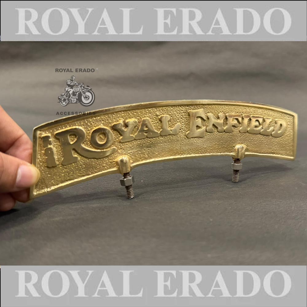 Front Mudguard Number Plate For Royal Enfield Classic Electra Standard Vintage G2 1962 Old Model Bullet 350 Meteor 350 Classic 650 Twin Standard 650 Twin Shotgun Goan Classic
