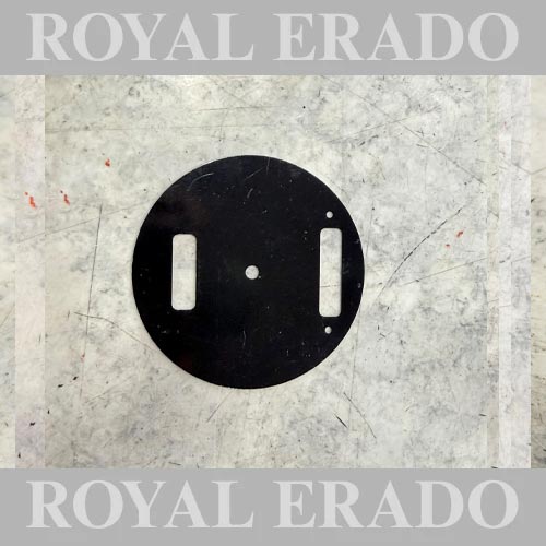 Royal Enfield Black Smith Made In England  Meter Dial With Double Reading, 120 Miles Reading