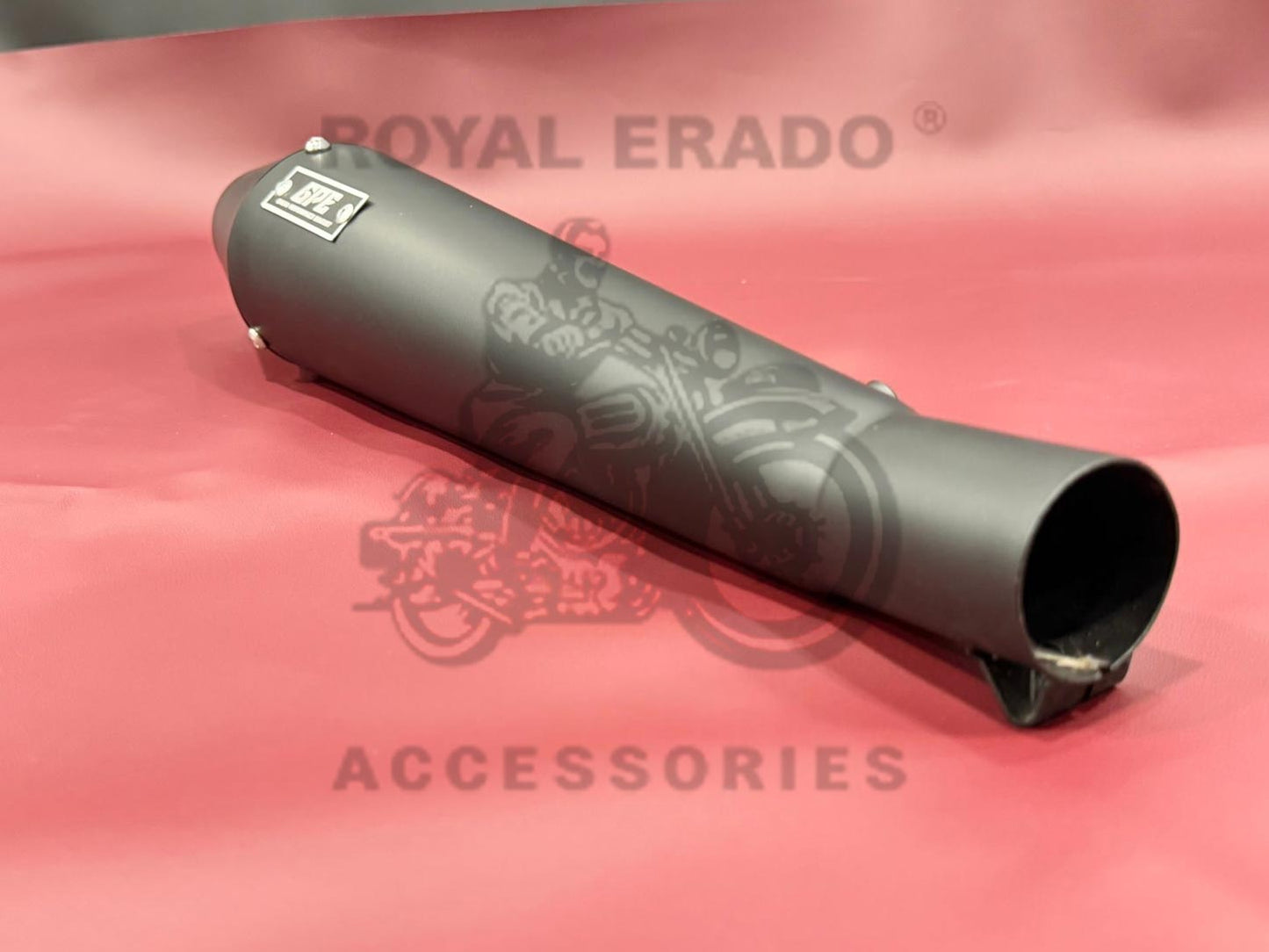 Harley Bobber Style Exhaust Silencer With BASE Sound For Royal Enfield Classic Electra Standard Reborn Classic Battalion Standard