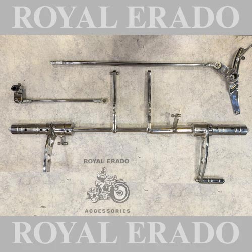 Royal Enfield Front Brake System For Classic Electra Standard To Extend Gear And Brake Extender In Chrome