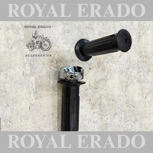 Rajdoot 175 And Other Vintage Bikes, Royal Enfield 1962 Old Model Bullet 350 Standard Electra Twist Throttle With Grip For 7/8" Handlebar