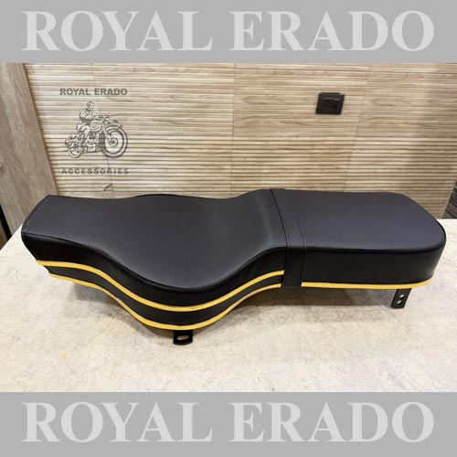 Royal Enfield Brass Golden Colour Plastic Beading Seat For Reborn Classic Electra And New Standard, Vintage G2 1962 Old-model Bullet 350