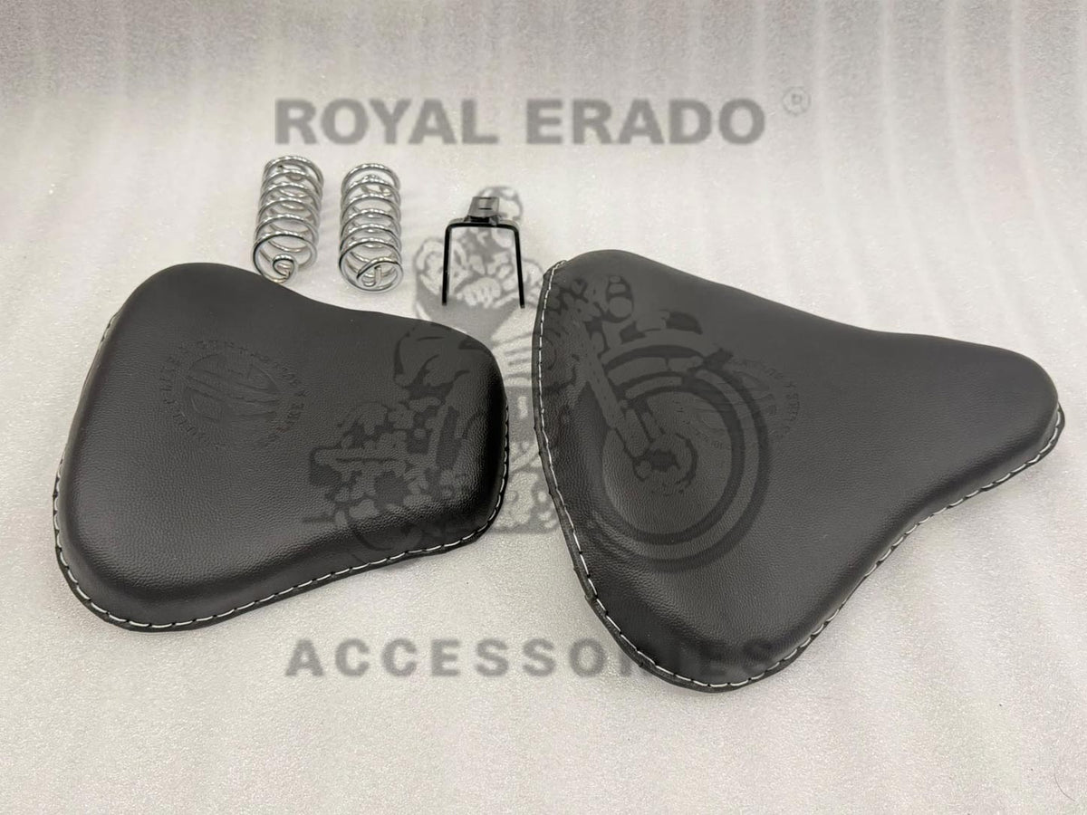 Royal Enfield Vintage G2 1962 Old Model Bullet 350 Kabir Singh Style Black Seat (Arjun Ready Seat) For Classic Electra Standard