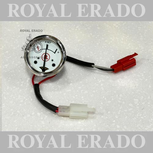 Royal Enfield Classic Electra Standard Amp Meter Ammeter In White Colour
