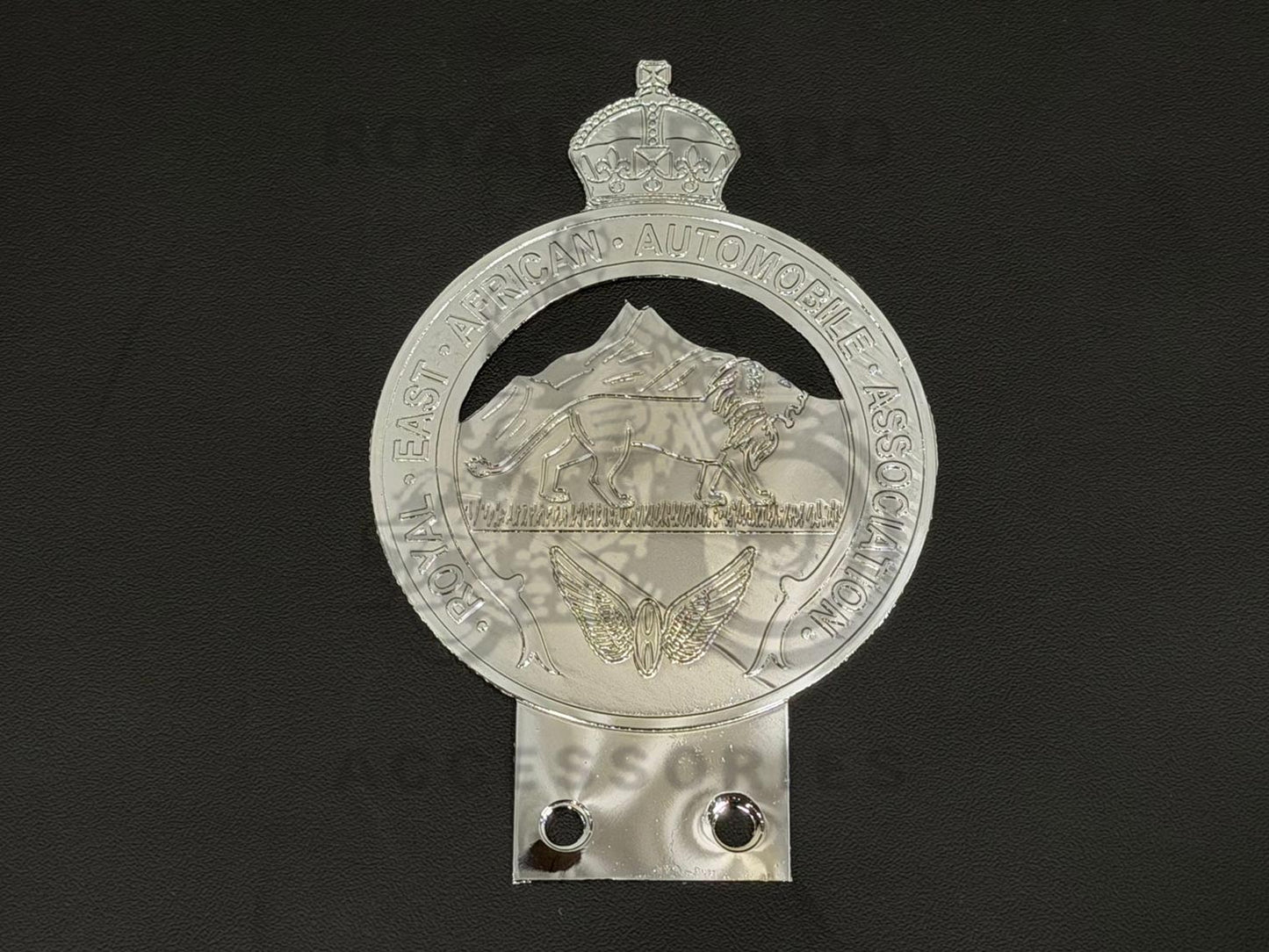 Retro-style Royal Enfield Vintage G2 1962 Old Model Bullet 350 Crown British England Monogram Lion Badge For Classic Electra Standard Battalion Reborn Can Be Fitted At The Front Shocker Token Holder / Air Filter Box Battery Cover