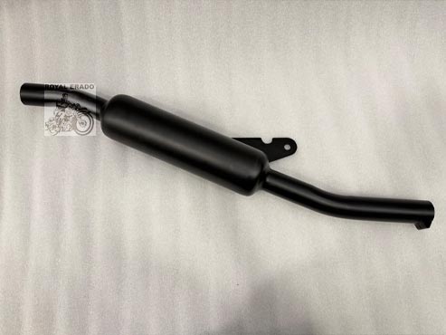 Royal Enfield Classic Electra Standard Black Upswept Angular Silencer With Filter