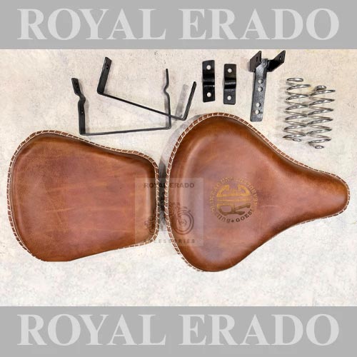 Vintage G2 1962 Old Model Bullet 350 Arjun Reddy Kabir Singh Leather Seat In Brown For Royal Enfield Classic Electra Standard Reborn Classic