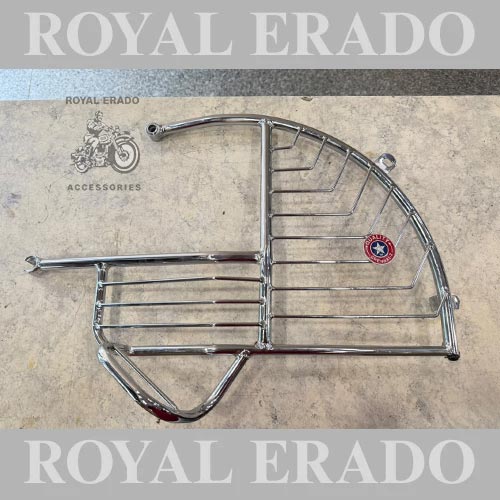 Rear Stay Saree Guard, Left Hand For Royal Enfield Old Model Vintage G2 1962 Model Mudguard And Electra ( Can Be Fitted In Classic With Minor Alterations)