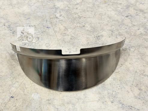 Royal Enfield Reborn Classic, New Standard Battalion Headlight Cap Shade In Ss Chrome