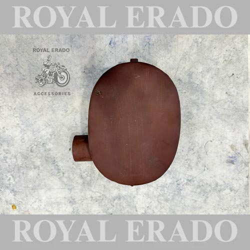 Oval Air Filter Box For Vintage G2 1962 Old Model Bullet 350 For Cast Iron Engine Standard 350 Electra 350 (CI Engine )