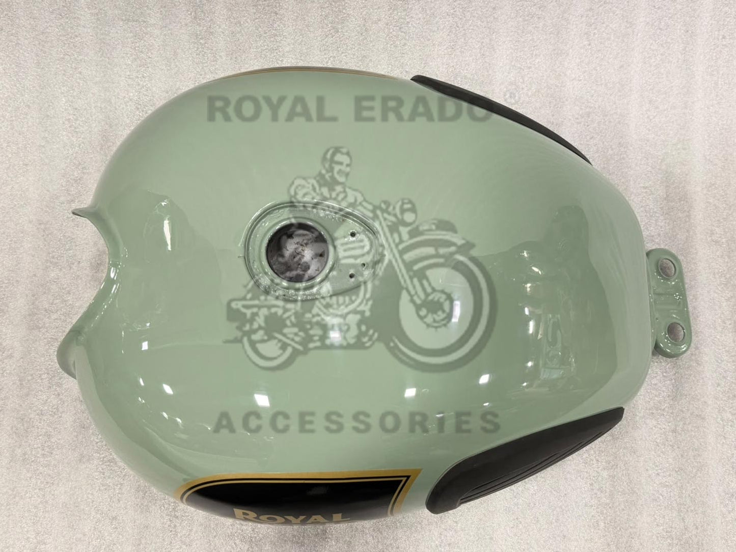 Royal Enfield Classic Mint/Pastel Green Pista Green Tank For Bs-3 Bs-4 After 2013 Model