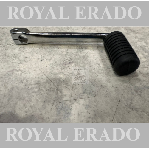 Royal enfield chrome single pedal padel shifter gear lever for uce efi model classic electra and standard