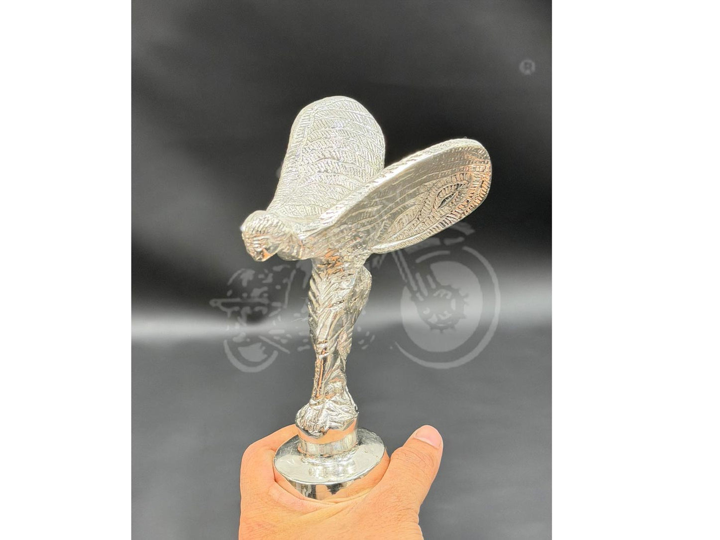 Rolls Royce Logo Mascot Phantom Car Bonnet Spirit Of Ecstasy Charles Sykes Silver Spirit Lady Rr In Chrome