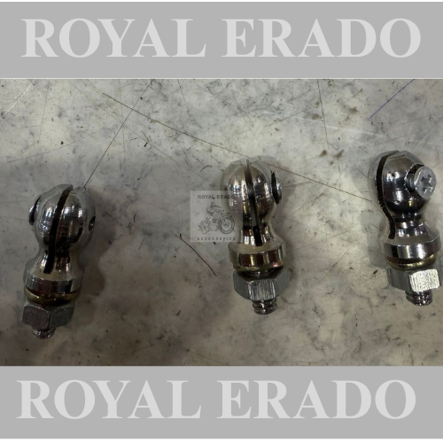 Universal BSA Royal Enfield vintage G2 1962 old model bullet 350 cast iron engine ci engine front mudguard number plate fixing nut in chrome number plate khutti
