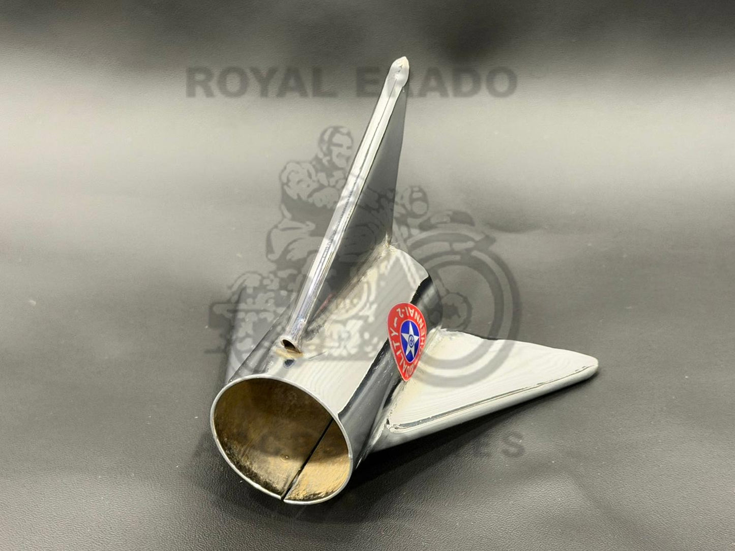 Royal Enfield Chrome Silencer Rocket For Classic Electra Standard For Indore & Small Mouth Punjab & Original Silencer
