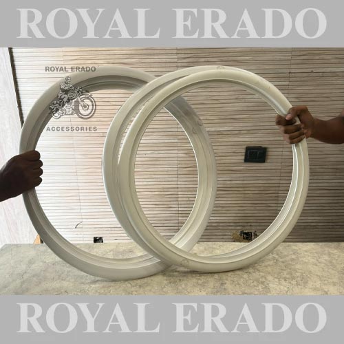 White Wall For Royal Enfield Electra Standard Vintage G2 1962 Old Model Vullet 350 Front 19" And Rear 19" (4 Pieces)