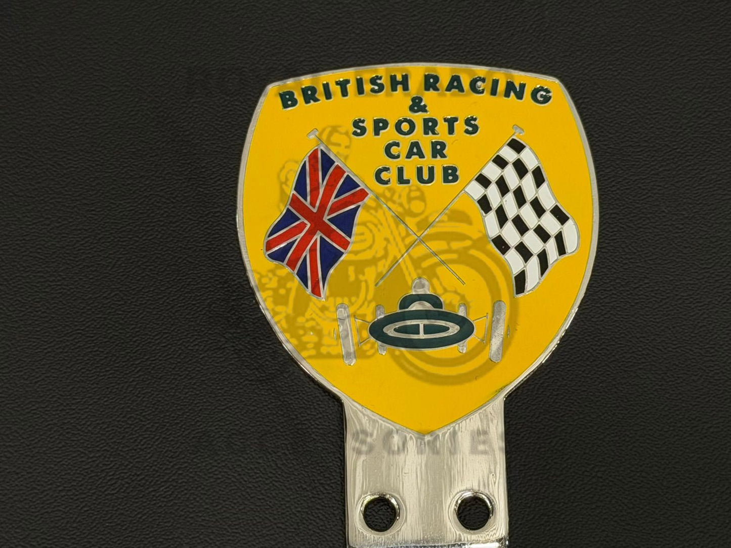 Vintage England British Racing & Sports Club Monogram Badge Universal For Royal Enfield Classic Electra Standard Battalion Reborn Vintage G2 1962 Old Model Bullet 350 Bsa Norton Triumph Jawa