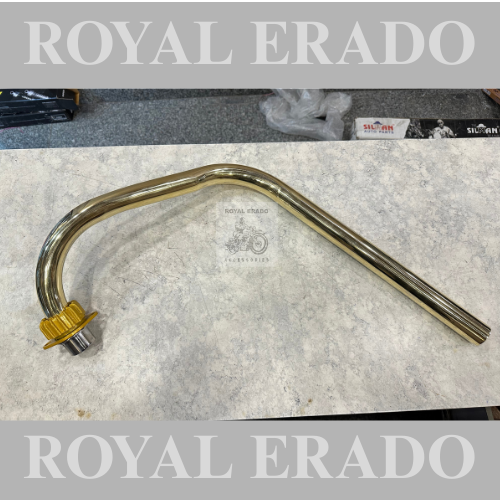Royal enfield vintage g2 1962 model old bullet classic electra standard brass L- type bend pipe
