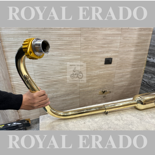 Royal enfield vintage g2 1962 model old bullet classic electra standard brass L- type bend pipe