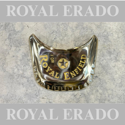 Royal enfield 1962 old model bullet g2 reborn classic electra battalion standard bullet 350 brass rear mudgaurd flap mud flap in brass