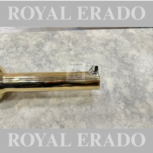 Royal enfield vintage g2 1962 model old bullet classic electra standard brass indori or punjab short bottle silencer exhaust