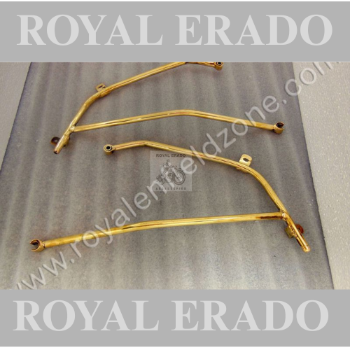 Royal Enfield brass mudguard stays Patti rear mudguard tan, 350cc cast iron engine, CI engine for vintage standard cast iron engine.