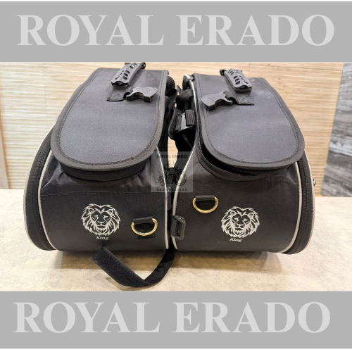 Side saddle bags panniers 45 litters touring bags water proof  for touring for Royal enfield Himalayan hunter classic reborn electra standard battalion meteor 350 super meteor 650 short gun 650