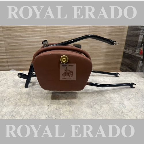 Royal Enfield Standard Classic Electra Rear Stay With Tool Box To Give A Vintage G2 1962 Old Model Bullet 350 Look To The Bike