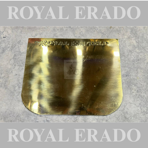 Royal enfield 1962 old model bullet g2 reborn classic electra battalion standard bullet 350 brass rear number plate