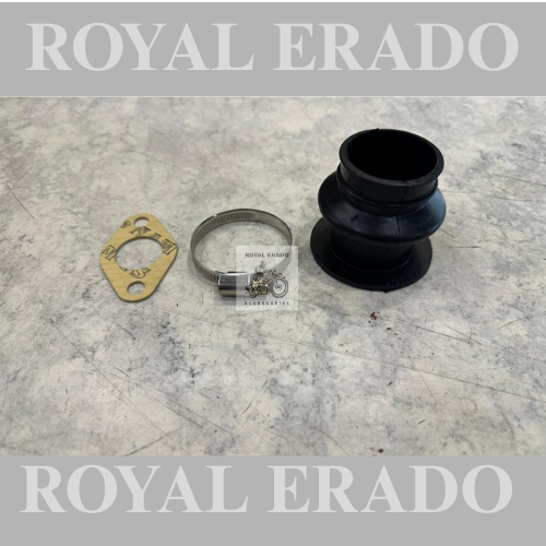 Royal Enfield vintage g2 1962 old model bullet 350 standard carburettor  rubber , clamp and packing