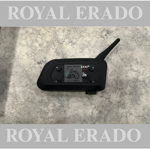 Ejeas Vnetphone V6 Pro Bluetooth Intercom for helmet for royal enfield super meteor 650 reborn classic electra standard hunter meteor short gun