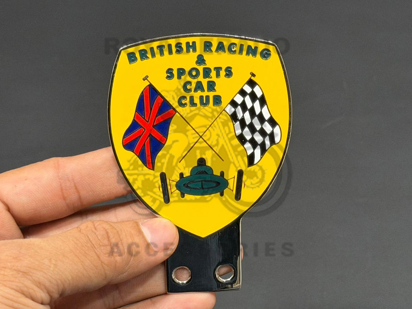Vintage Car British Racing & Sports Car Club Badge Front Grill Decal Badge Emblem