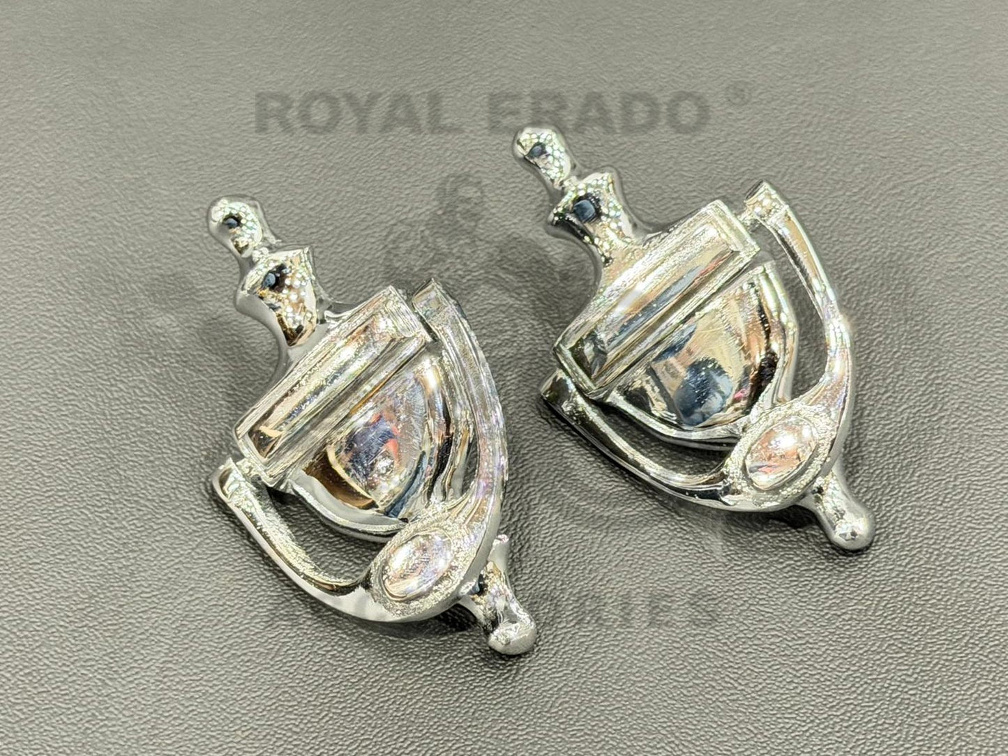 Brass Chromed Seat Buckle Set For Royal Enfield Vintage G2 1962 Old Model Bullet 350, Reborn Classic, Electra Standard, Battalion, Shortgun 650, Hunter 350, Meteor 350, Super Meteor 650 Classic 650 Twin Jawa Yezdi