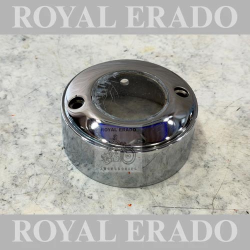 Delco Cap Point Cover With Glass For Royal Enfield Standard And Electra Cast Iron CI Angine (To See The Spark Inside The Point Cover)