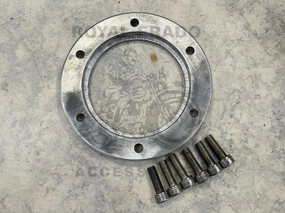 Royal Enfield Classic Double Disc & Thunderbird Sprocket Extender Bracket Coupling To Install Broad Tyre 140 To 150 Number For Harley Style Bobber Chopper Look