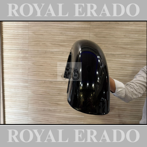 Royal enfield classic front mudguard in black colour