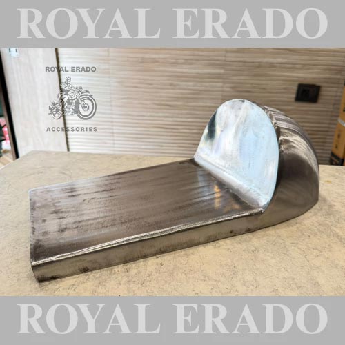 Cafe Racer Style / Gt-650 Style Rear Seat Plate Cowl For Royal Enfield Classic Electra And Standard Pulsar Splendour And Rx-100 And Honda Shine