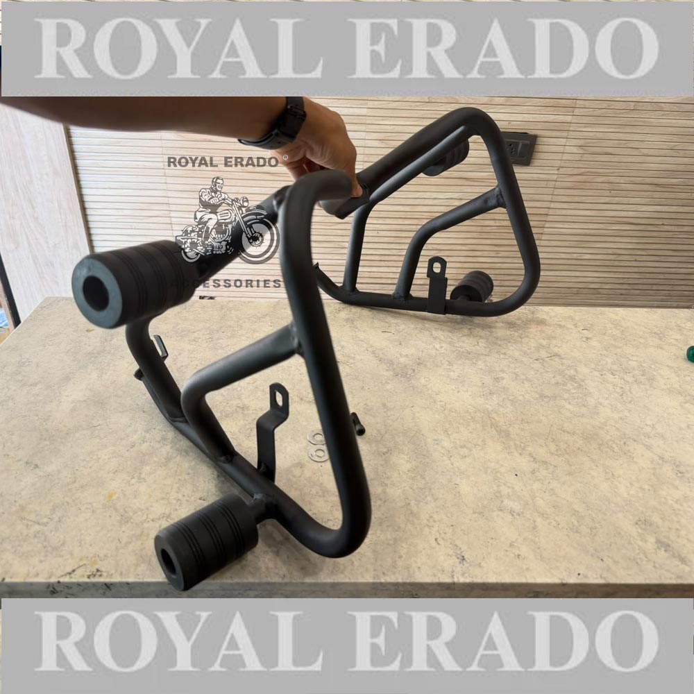 Harley Davidson X440 Crash Guard In Black With Double Slider