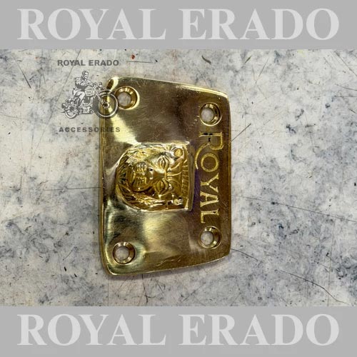 Royal Enfield Classic Electra Standard Uce Model Bs-3 Bs-4 Tappet Plate Brass With Lion Logo