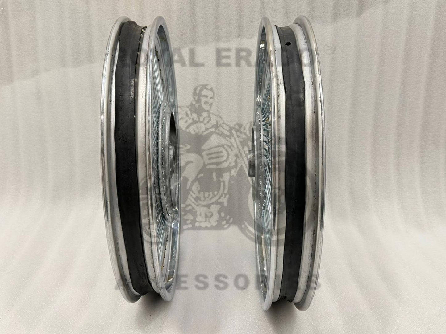 100 Spoke Multi-spoke Chrome Wheel Rim For Royal Enfield Classic Electra Standard Vintage G2 1962 Old Model Bullet 350