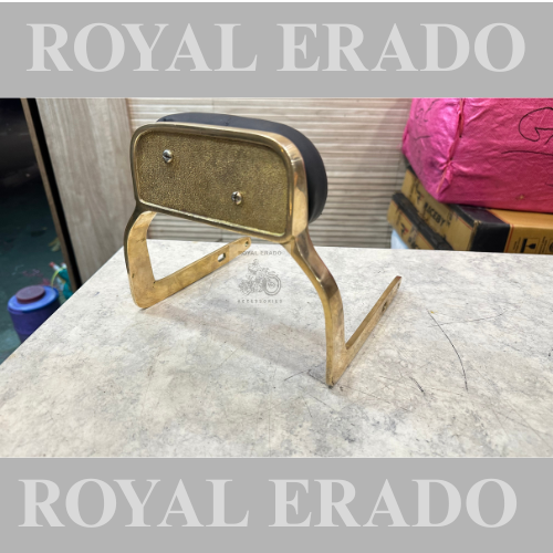 royal enfield classic electra standard vintage g2 1962 old model bullet brass backrest with foam