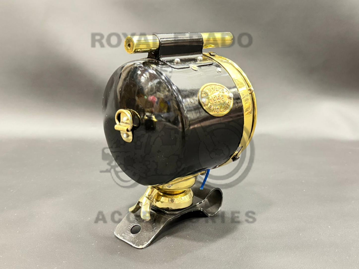 Brass Fog Light With 'Lucas' Written In Black For Retro Look For Royal Enfield Classic Electra Standard Vintage G2 1962 Old Model Bullet 350
